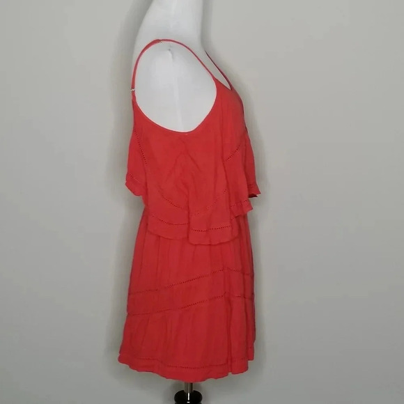 Lovers + Friends Paradise Bay Tiered Mini Dress S - Picture 4 of 7
